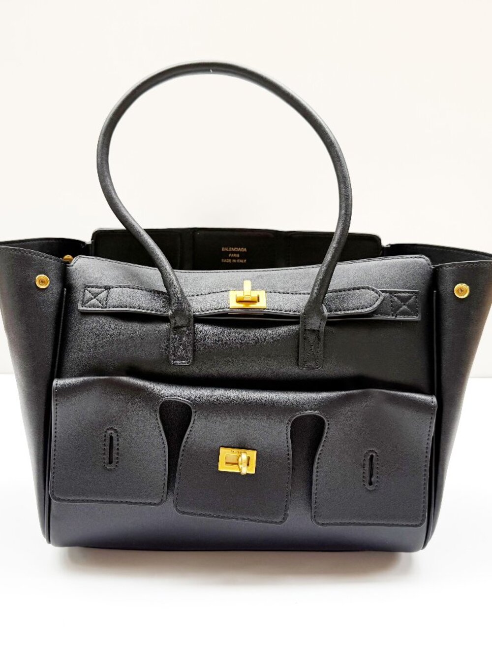Black Textured Bag